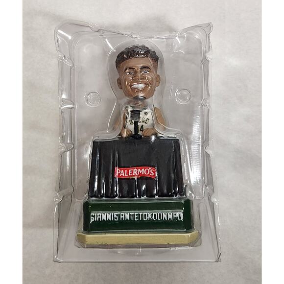 Giannis Antetokounmpo 5" Dad Joke Bobblehead 2022-2023 SGA VG Pre-owned - Picture 7 of 7